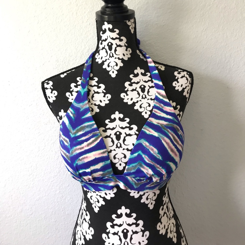 Victoria's secret blue halter top bikini